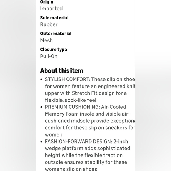 New Skechers Womens Uno Wedge - Kickin' Knit Hands Free Slip-ins Sneakers Black - Picture 6 of 16